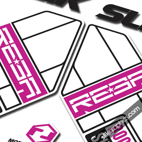 Rockshox,Reba,2012,Style,Decals,-,White,Forks, Reba, 2012, Fork, decals, stickers