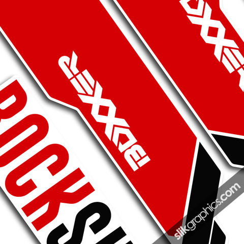 Rockshox,Boxxer,2013,Style,Decals,-,White,Forks, Boxxer, 2013, Fork, decals, stickers