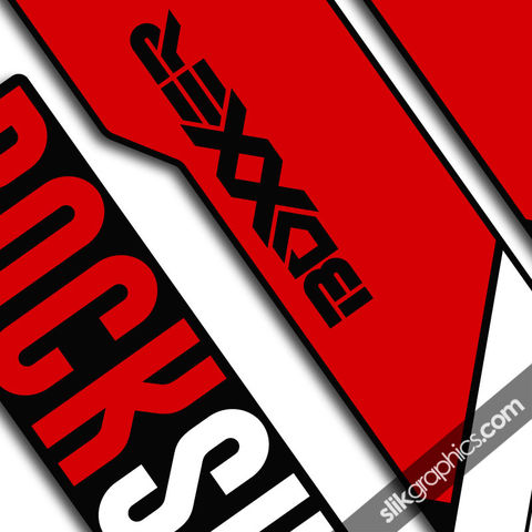 Rockshox,Boxxer,2013,Style,Decals,-,Black,Forks, Boxxer, 2013, forks, decals, stickers