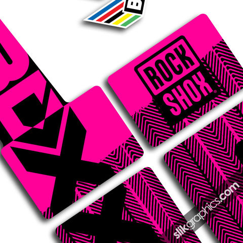 2012,Factory,Neon,Boxxer,Decals,Specialized, Sam Hill, Neon, Boxxer, fork Decals, stickers