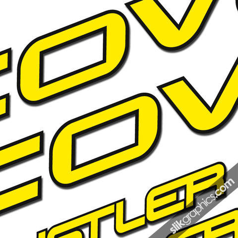 Cove,Hustler,Decal,Kit, Hustler, Decals, Stickers