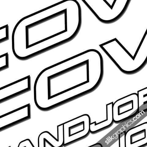 Cove,Handjob,Decal,Kit, Handjob, Decals, Stickers