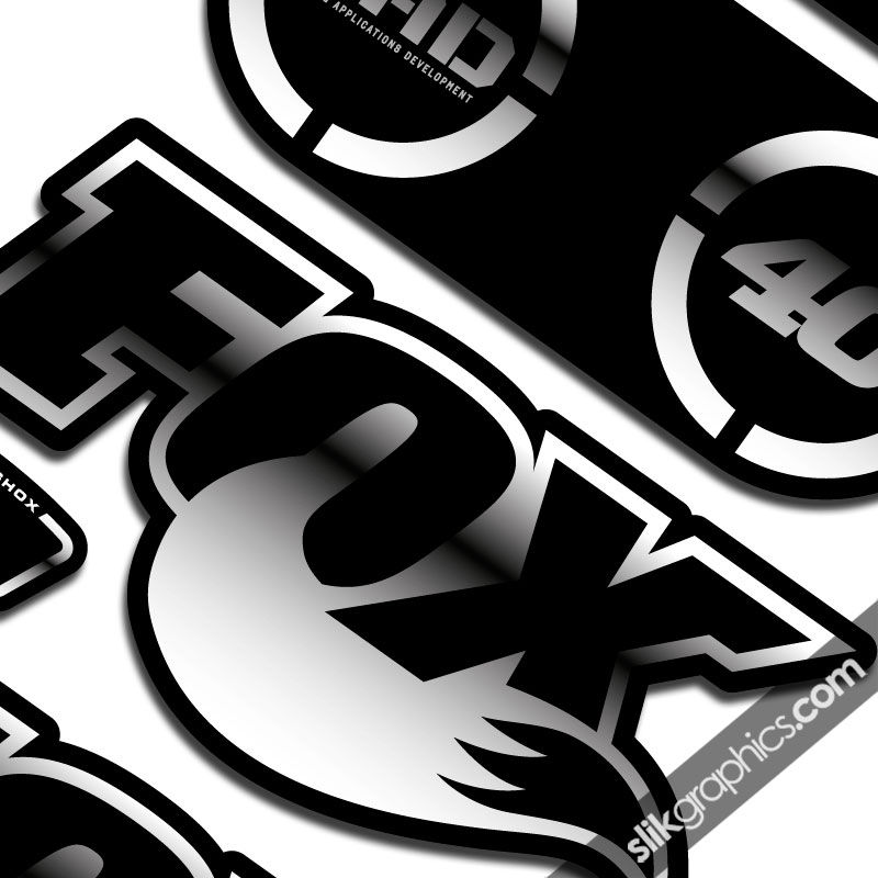 Fox 40 RAD Chrome Decal Kit - product images  of 