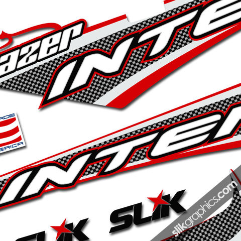 Intense,Tazer,Style,Decal,Kit, Tazer, decals, stickers, retro