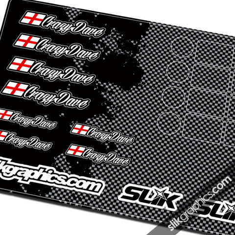 Rider,I.D.,Decal,Sheet,-,Outlaw,Rider ID, Name sticker, name decals, I.D.