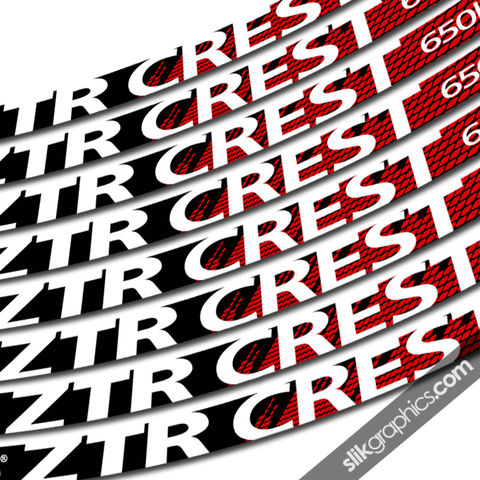 NoTubes,ZTR,Crest,650b,New,Style,Rim,Decals, ZTR, Crest, 650b, rim decals, stickers