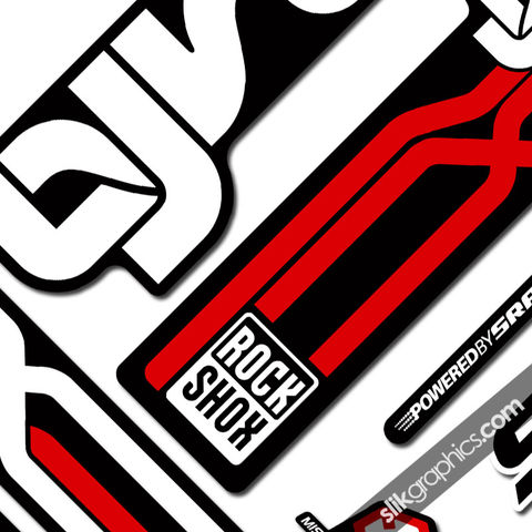 Rockshox,Lyrik,2009,Style,Decals,-,Black,Forks, Lyrik, 2009, black, forks, decals, stickers