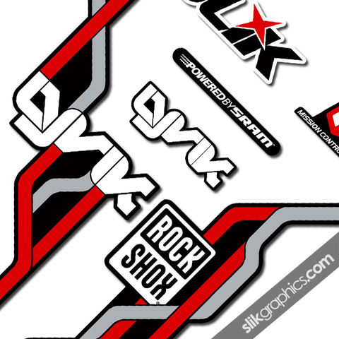 Rockshox,Lyrik,2010,Style,Decals,-,Black,Forks, Lyrik, 2010, black, forks, decals, stickers