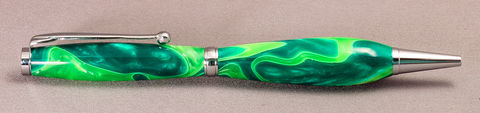Acrylic,Green,on,Pen,handmade, handcrafted, pen, ballpoint, cross