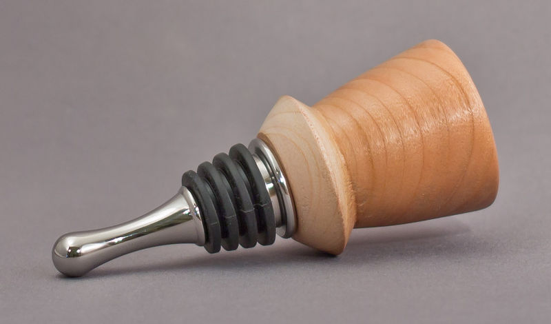 Cherry Stainless Steel Bottle Stopper - product images