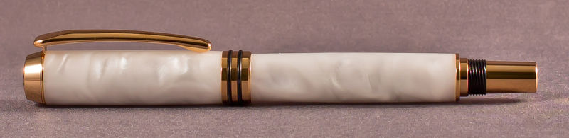Pearly White Acrylic Fountain Pen - product images  of 