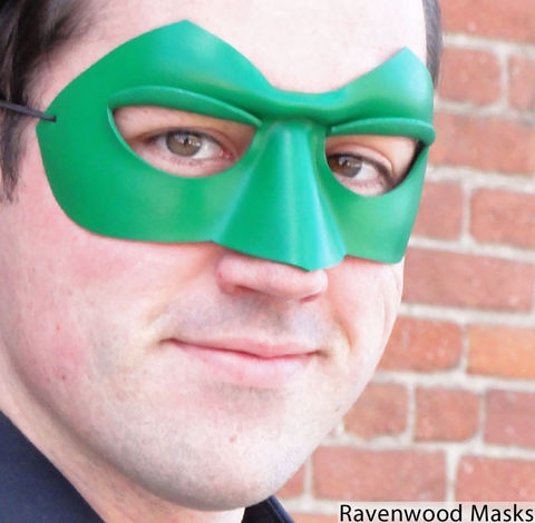 Shadow,-,superhero,costume,,leather,mask,leather mask, mask, masquerade, cosplay, mardi gras, green mask, masquerade for men, green lantern, green arrow, halloween, halloween costume