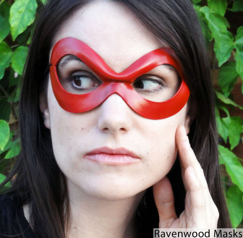 Indiscreet - leather cosplay mask, superhero or supervillain - product images  of 