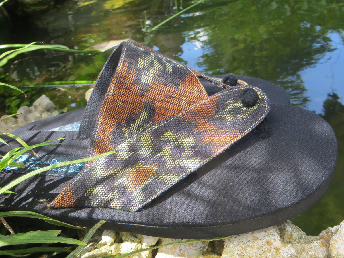 Men's vegan flip flop sandals, handmade, fairtrade