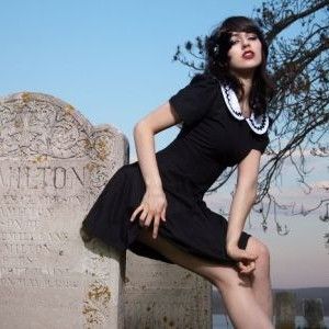 Gothic,Lolita,A,line,Minidress,goth,loli,aline_dress,peter_pan_collar,gothic_lolita_dress,gothic_dress,lolita_dress,dress_gothic_lolita,dress_goth_loli,black,white,minidress,short_dress,black_dress,little black dress, Clothing,Dress,Women