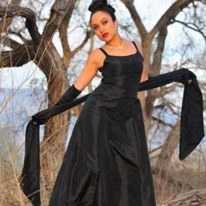 Gothic,Wedding,Gown,Sleeveless,Empire,Waist,Dress,with,Long,Sash,gothic bridal gown, goth bridal dress, bride, bridesmaid, gown, dress, long sash, black, white, taffeta, plus size, custom, made to measure