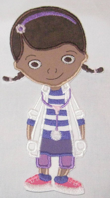 Doc McStuffins Friends Hallie Stuffy Lambie Character DIY Iron On or Sew On Applique Patch - product images  of 