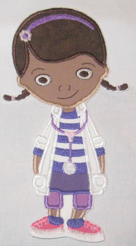 Doc McStuffins Friends Hallie Stuffy Lambie Character DIY Iron On or Sew On Applique Patch - product images  of 