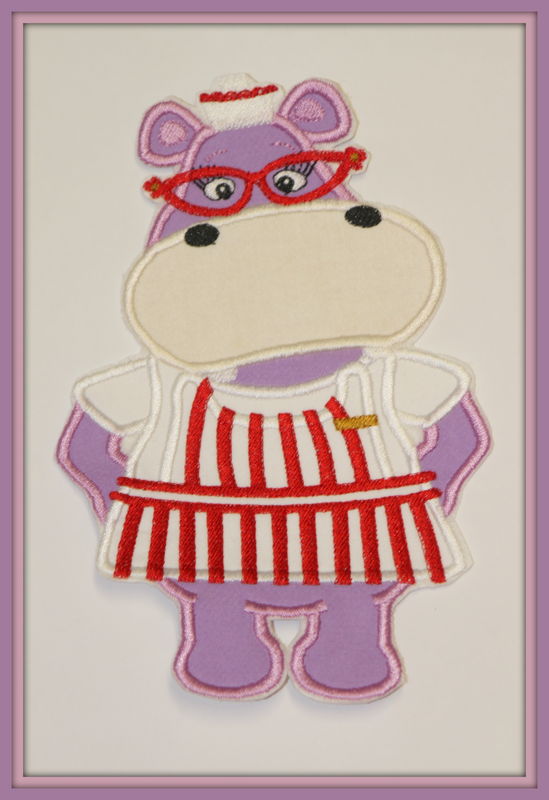 Doc McStuffins Friends Hallie Stuffy Lambie Character DIY Iron On or Sew On Applique Patch - product images  of 