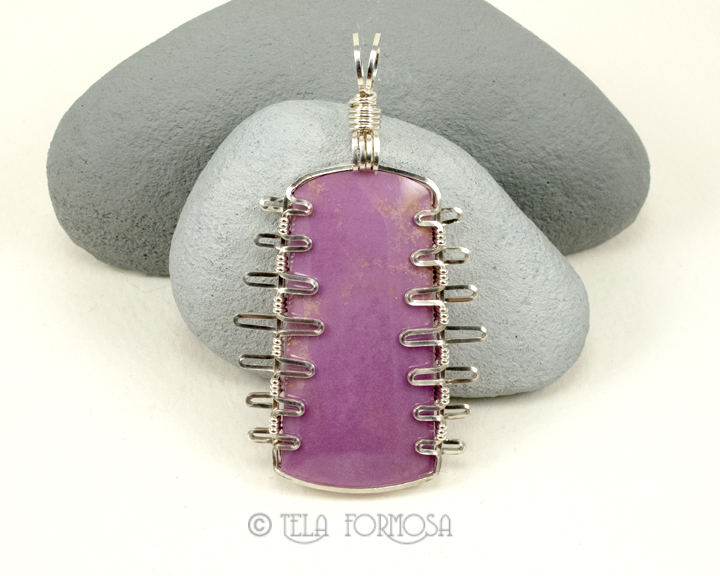 phosphosiderite pendant
