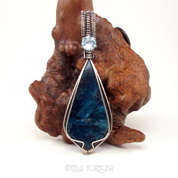 apatite and blue topaz