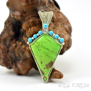 gaspeite turquoise