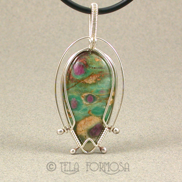 ruby in fuchsite