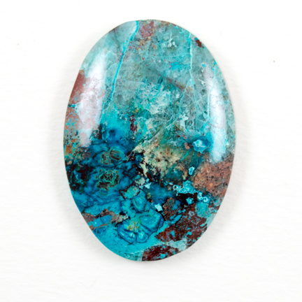 shattuckite cabochon