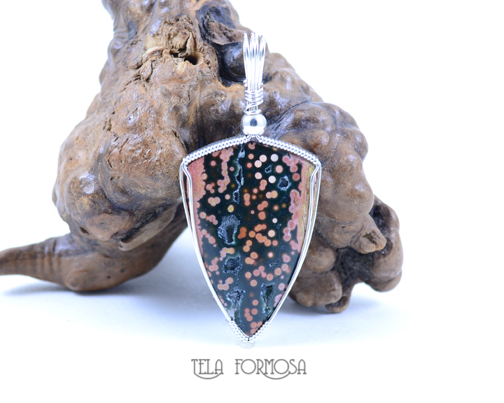ocean jasper pendant