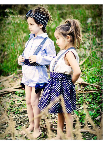 The Extra Full Polka Dot Skirt from the Fleur + Dot SpringSummer12 Collection - product images  of 