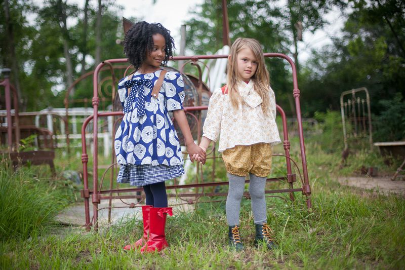 The Field Flower Collared Girls Blouse from the Fleur + Dot Autumn Winter 12 Collection - product images  of 
