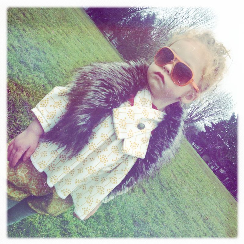 The Field Flower Collared Girls Blouse from the Fleur + Dot Autumn Winter 12 Collection - product images  of 