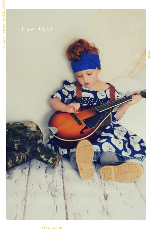 The Blue Grid Extra Full Skirt from the Fleur + Dot Autumn Winter 12 Collection - product images  of 