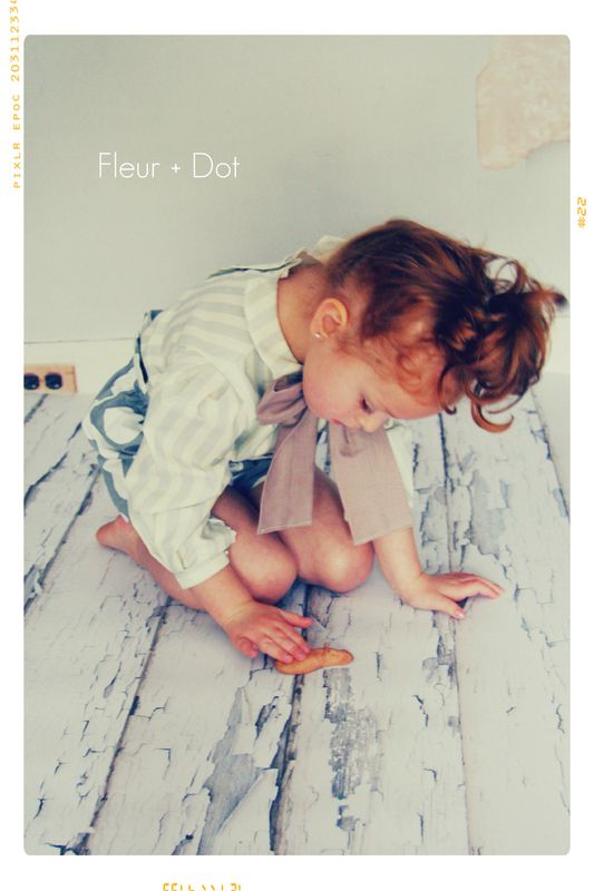 The Polka Dotted Ruffle Top High Waist Shorts from the Fleur + Dot Autumn Winter 12 Collection - product images  of 