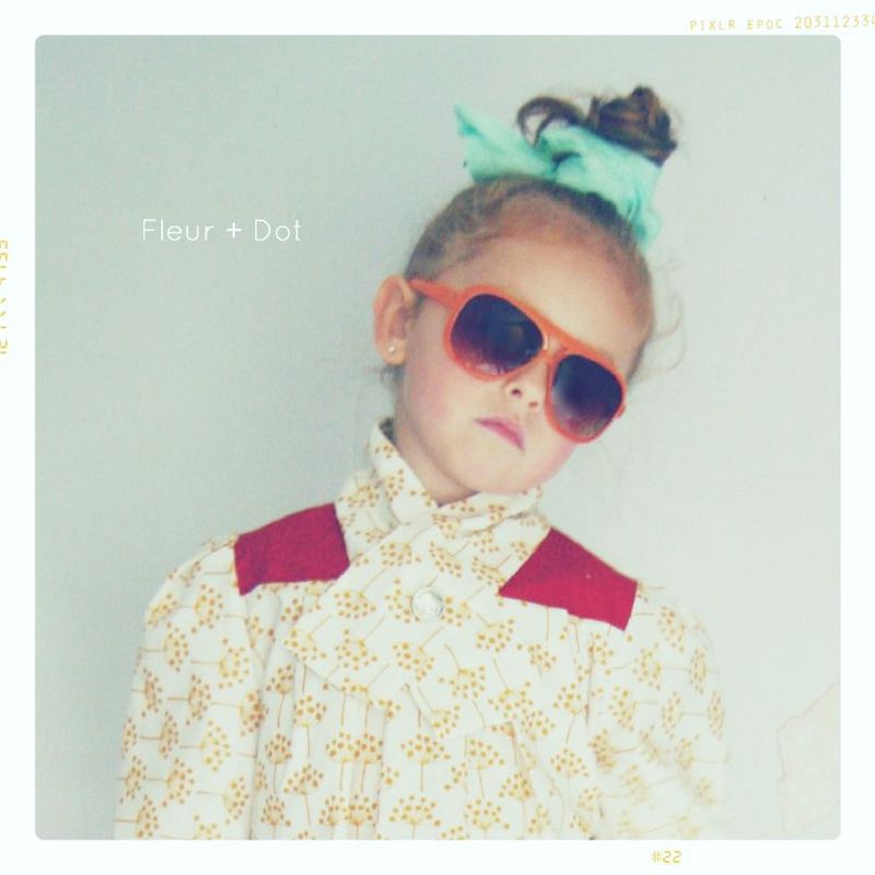 The Field Flower Collared Girls Blouse from the Fleur + Dot Autumn Winter 12 Collection - product images  of 