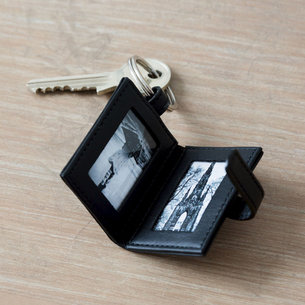 Leather Photo Frame Keyring Simply Special Gifts