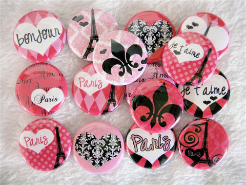 French,Rose,Pink,-,Set,of,15,Flat,Back,Cabochons,or,Pinback,Buttons,Supplies,Handmade,Cabochon,cute_cabochon,flat_back_cabochons,cute_kawaii,1_inch_25mm_circle,hair_bow_supplies,eiffel_tower,heart_love,vintage,pink_white_black,lace_vintage,fleur_de_lis,pinback_buttons,paris_france,paper,mylar,metal,graphics,pinbacks
