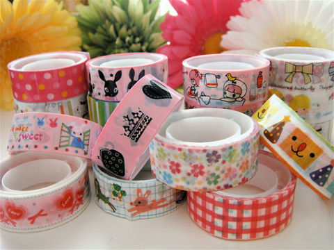 Kawaii,Deco,Tape,Sampler,Mix,-,5,pieces,Japanese,Lot,Grab,Bag,Supplies,Scrapbooking,Paper,kawaii,mix,lot,sticker_flakes,deco_tape,kawaii_grab_bag,japanese,tape,decorative,packaging,mini,gift_wrap,sampler,paper