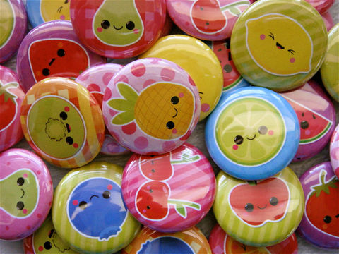 Kawaii,Fruits,Cuties,-,Set,of,28,Pinback,Buttons,Flatback,Cabochons,Supplies,Cabochon,cute_kawaii_japanese,flat_back_cabochons,pinback_buttons,hair_bow_supplies,sweet_fruits,strawberries,cherries,pineapple_kiwi,rainbow_color,deco_den_cameo,kawaii_grab_bag_mix,flatback_charm,1_inch_25mm,paper,mylar,pinback,metal