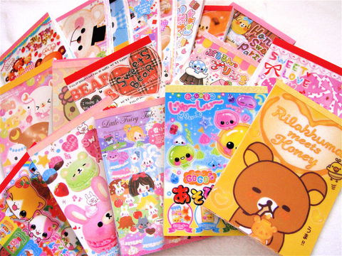 Kawaii,Large,Memo,Sheet,Grab,Bag,(50pc),Japanese,Stationery,Mix,Lot,kawaii_grab_bag, kawaii_memo, kawaii_lot, kawaii_mix, japanese, cute, stationery, supplies, kamio, crux, memo_pad