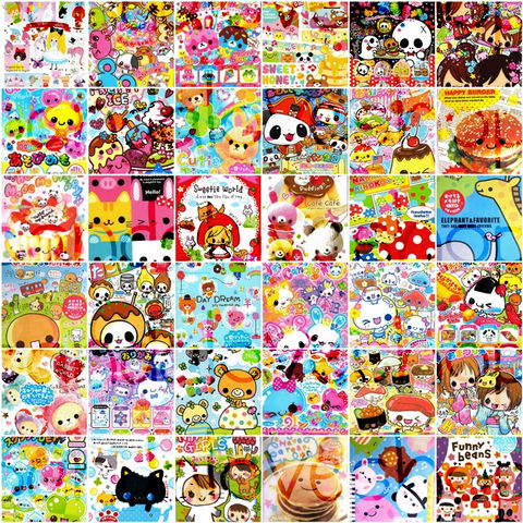 Kawaii,Large,Memo,Sheet,Grab,Bag,(100pc),Japanese,Stationery,Mix,Lot,kawaii_grab_bag, kawaii_memo, kawaii_lot, kawaii_mix, japanese, cute, stationery, supplies, kamio, crux, memo_pad