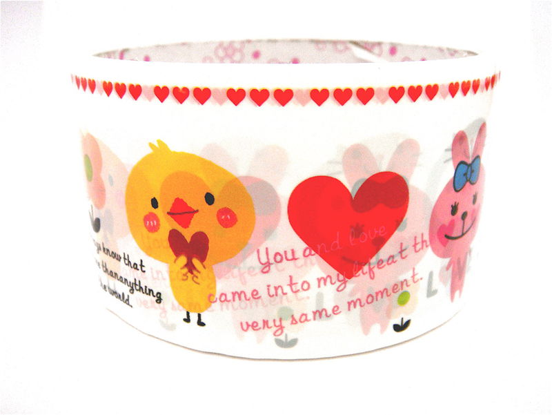 Animal Love - Kawaii Deco Tape - Large Deco Tape - Japanese Cute Kawaii - product images  of 