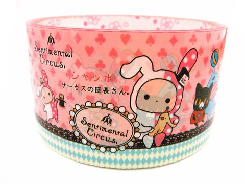 San-X,Sentimental,Circus,-,Kawaii,Deco,Tape,Japanese,Pink,Large,Roll,sentimental_circus, deco_tape, kawaii, japanese, cute, decorative_tape, washi_tape, san_x, san-x