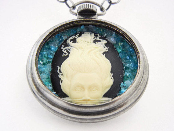 Nautical Dreamer Sea Nymph Necklace Clipper Ship Cameo - product image