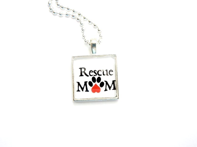 Rescue Mom Necklace Paws in the City Rescue Jewelry - product image  