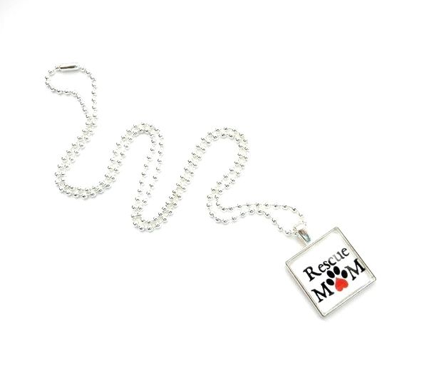 Rescue Mom Necklace Paws in the City Rescue Jewelry - product image  