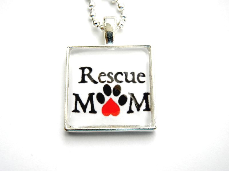 Rescue Mom Necklace Paws in the City Rescue Jewelry - product image  