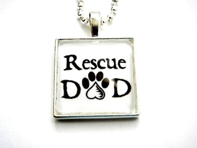 Rescue Dad Necklace Paws in the City Rescue Jewelry - product image  