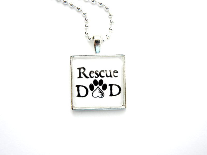 Rescue Dad Necklace Paws in the City Rescue Jewelry - product image  