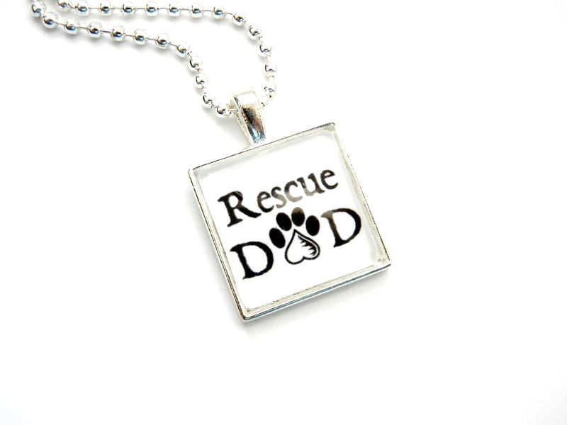 Rescue Dad Necklace Paws in the City Rescue Jewelry - product image  